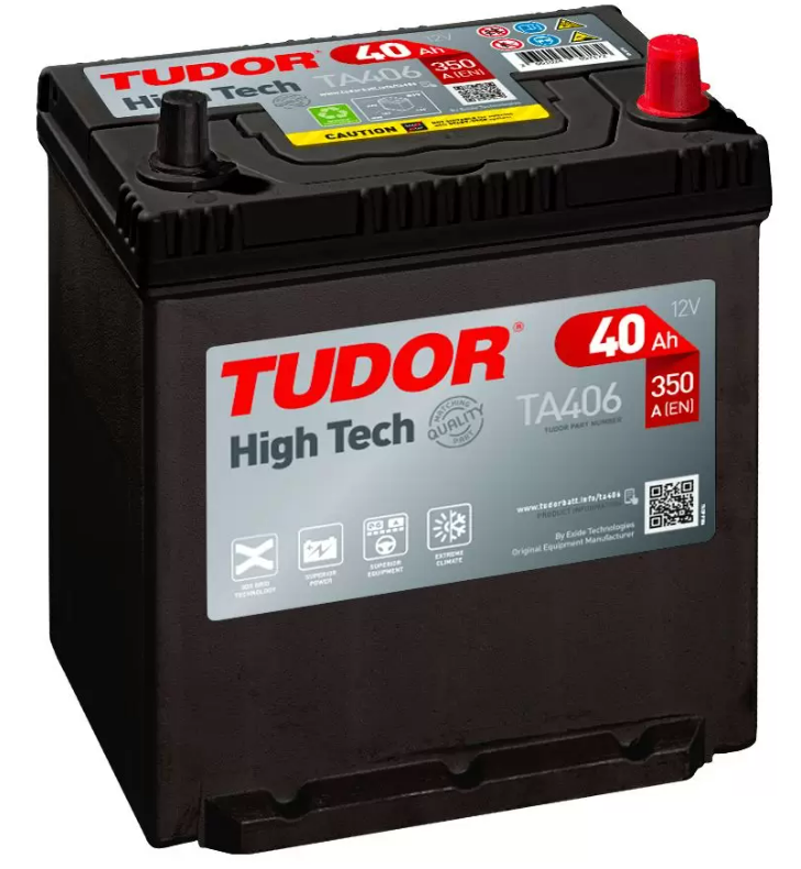 Tudor High Tech Japan TA406 (40 А/ч), 350A R+