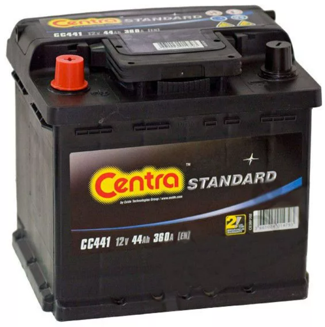 Centra Standard CC441 (44 А/ч), 360A L+