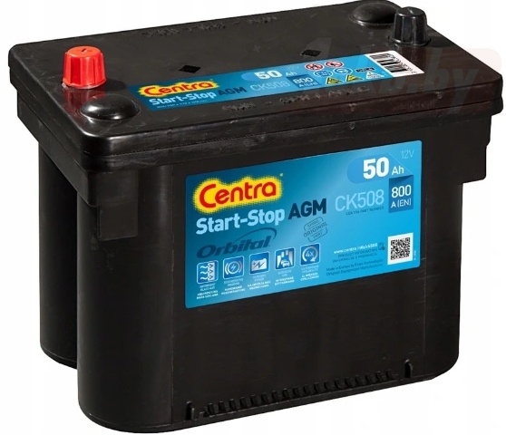 Centra Start-Stop AGM CK508 (50 A/h), 800A R+