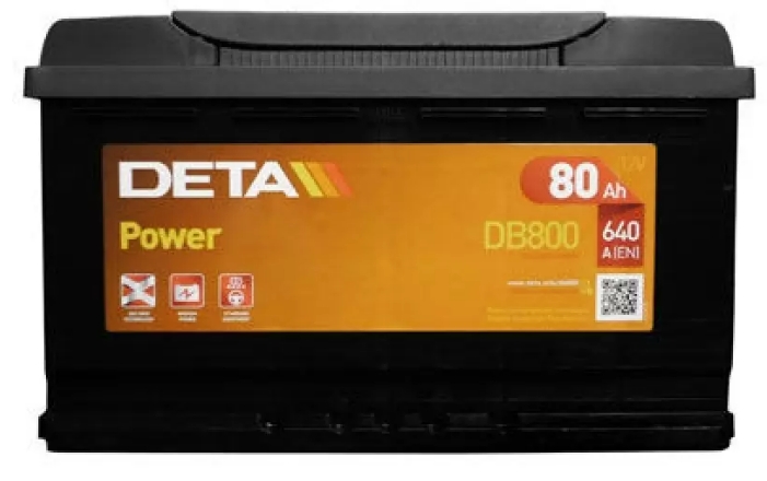 Deta Power DB800 (80 A/h) 640A R+