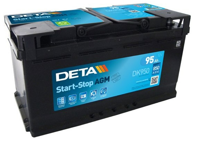 Deta Start-Stop AGM DK950 (95 A/h), 850A R+