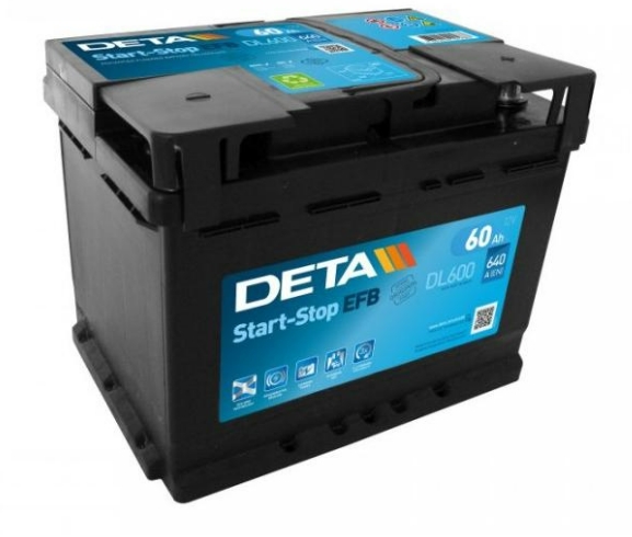 Deta Start-Stop EFB DL600 (60 A/h), 640A R+