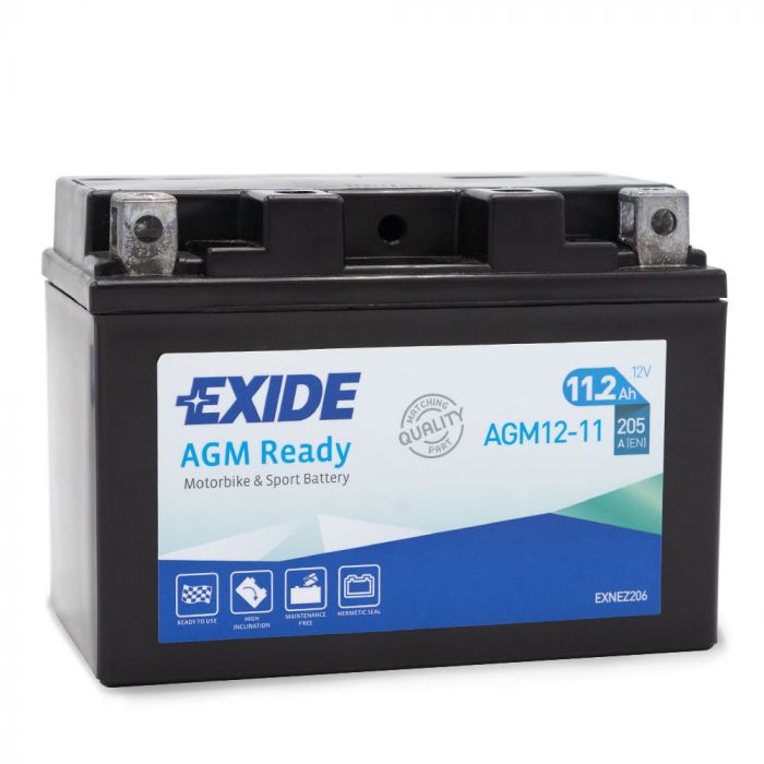 Exide AGM Ready 12-11 (11.2 A/h) 205A L+