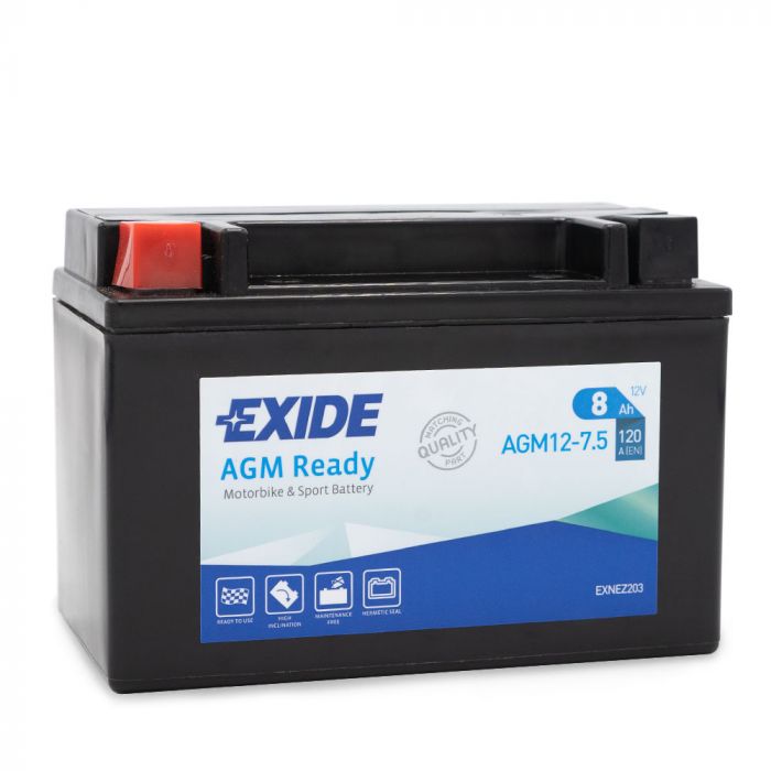 Exide AGM Ready 12-7.5 (8 A/h) 120A L+