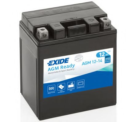 EXIDE AGM12-14 (12 A/H), 210A R+