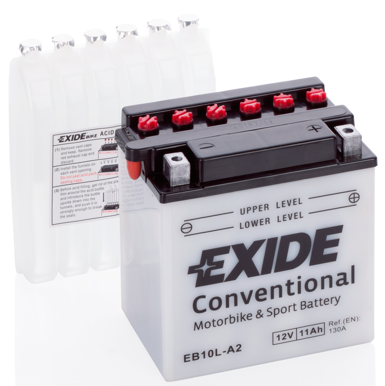 EXIDE CONVENTIONAL EB10L-A2 (11 A/h) 130A R+