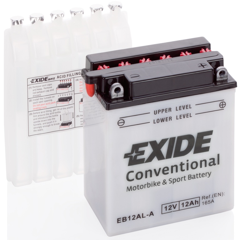 EXIDE CONVENTIONAL EB12AL-A (12 A/h) 165A R+