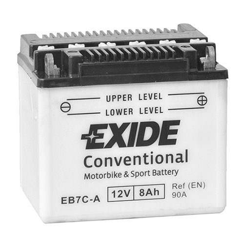 EXIDE CONVENTIONAL EB7C-A (8 A/h) 90A R+