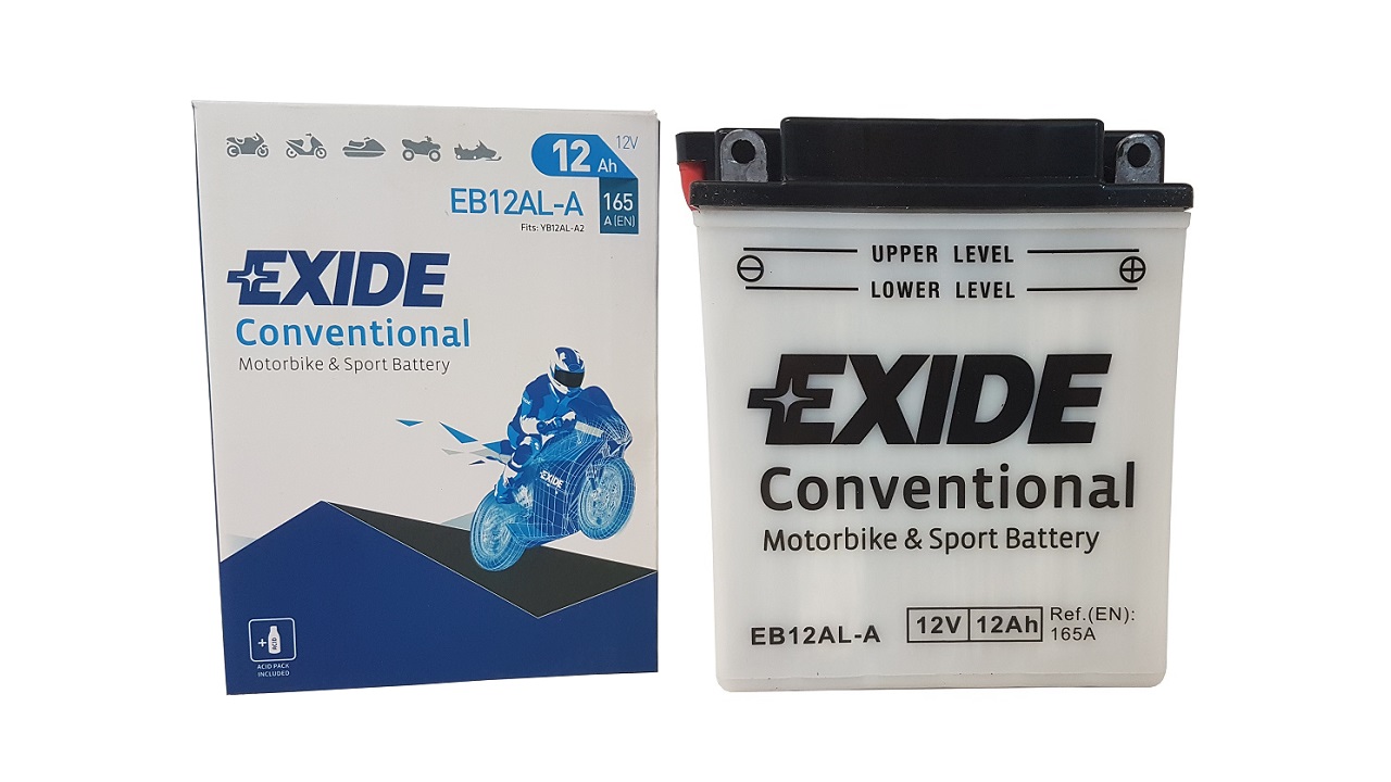 EXIDE EB12AL-A (12 A/H), 165A R+