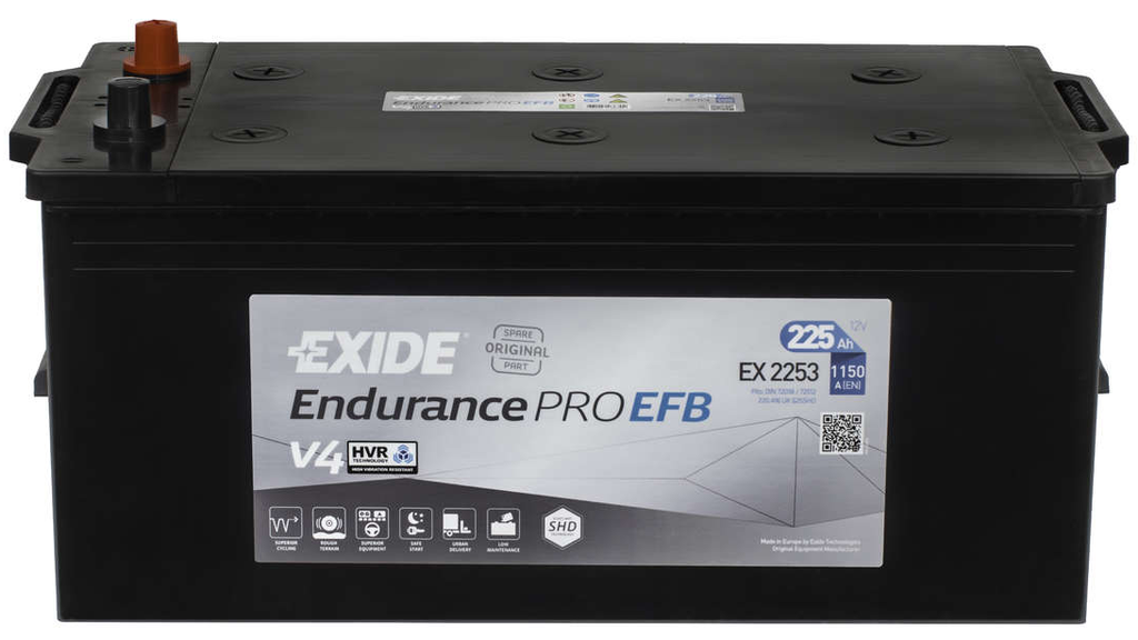 Exide Endurance Pro EFB EX2253 (225 A/h) 1150A L+