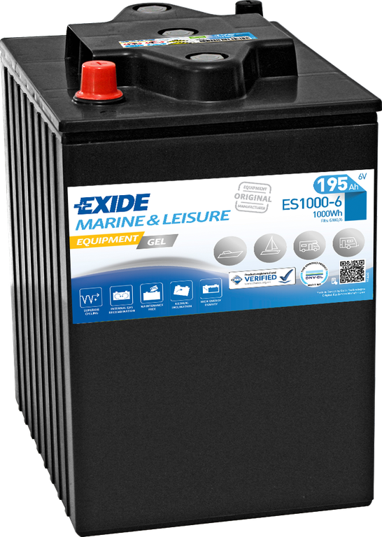 Exide Equipment Gel ES1000-6 (195 A/h) 1000WH