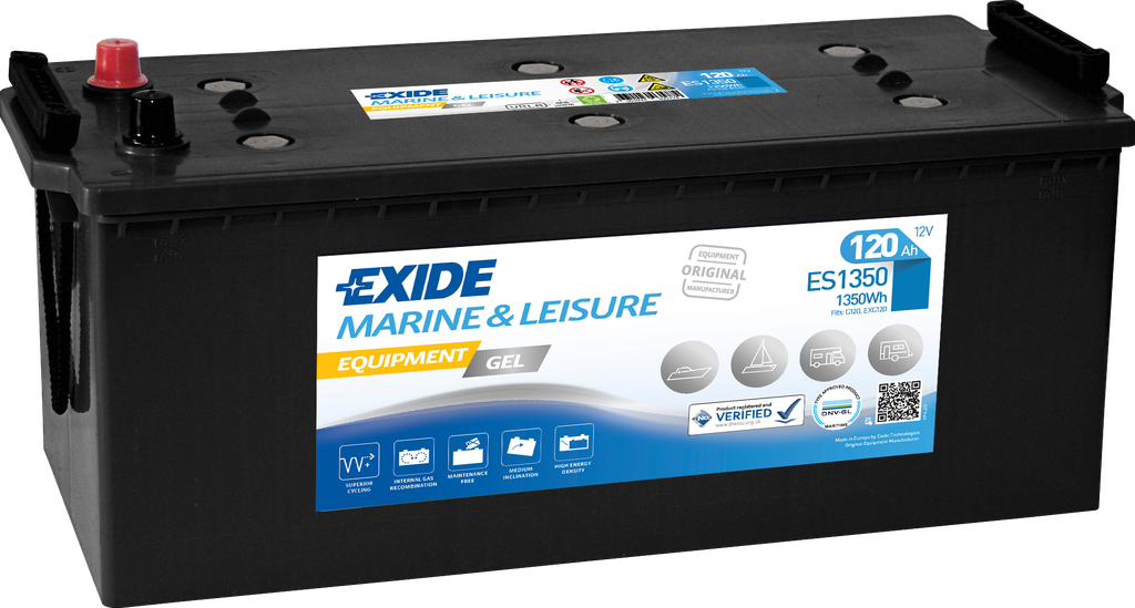 Exide Equipment Gel ES1350 (120 A/h) 1350WH L+