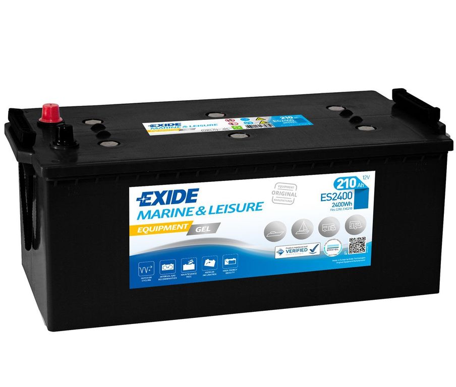 Exide Equipment Gel ES2400 (210 A/h) 2400 WH L+