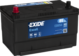 Exide Excell EB858 (85 A/h) 800A R+