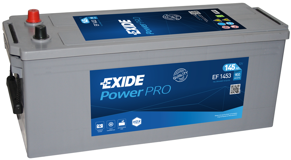 Exide Power Pro EF1453 (145 A/h) 900A L+