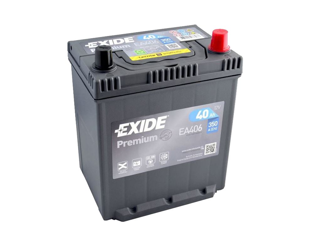 Exide Premium EA406 (40 A/h), 350A R+