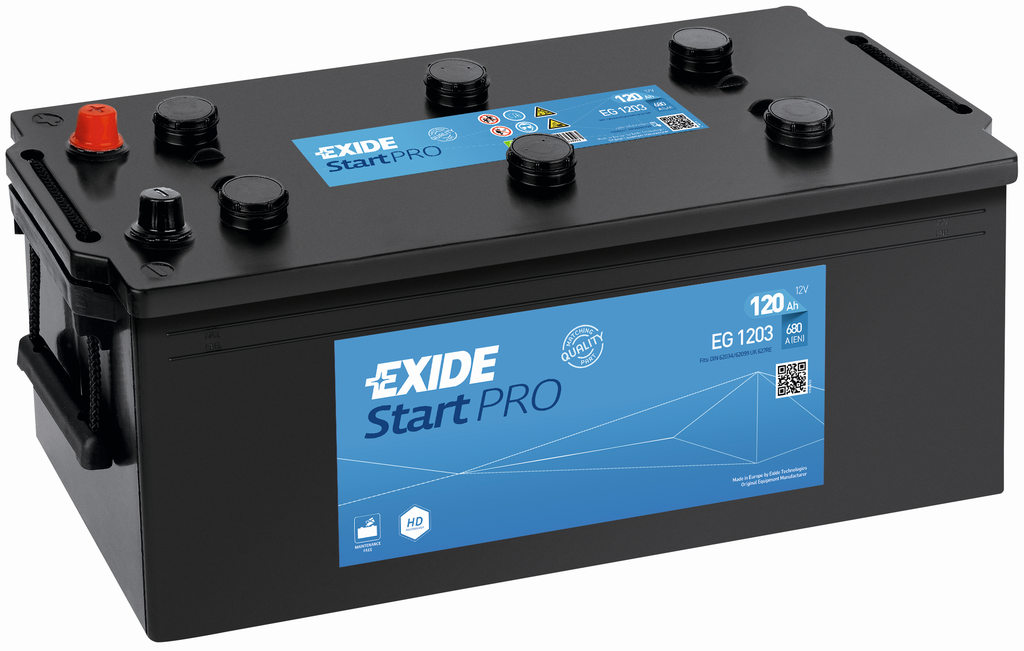 Exide Start Pro EG1203 (120 A/h) 680A L+