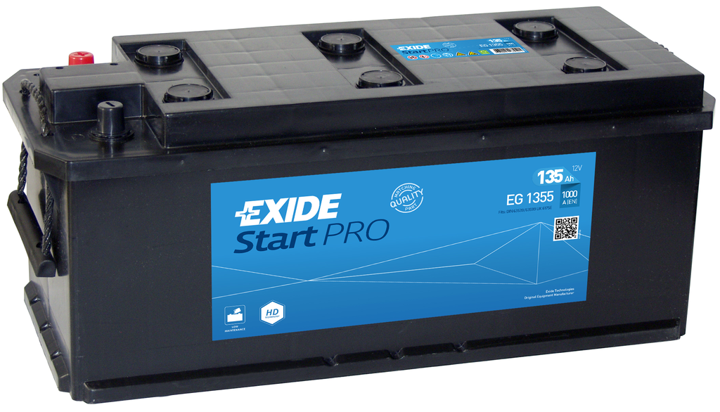 Exide Start Pro EG1355 (135 A/h) 1000A L+