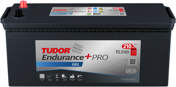 Tudor Endurance+Pro GEL TD2103 (210 A/h) 1050A L+