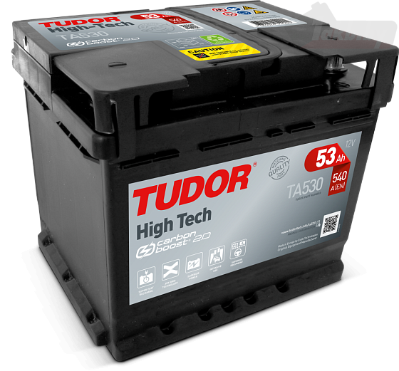 Tudor High Tech TA530 (53 A/h), 540A R+