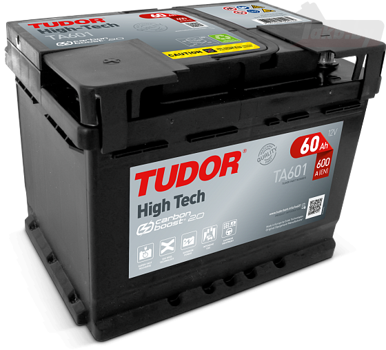 Tudor High Tech TA602 (60 А/ч), 600A R+