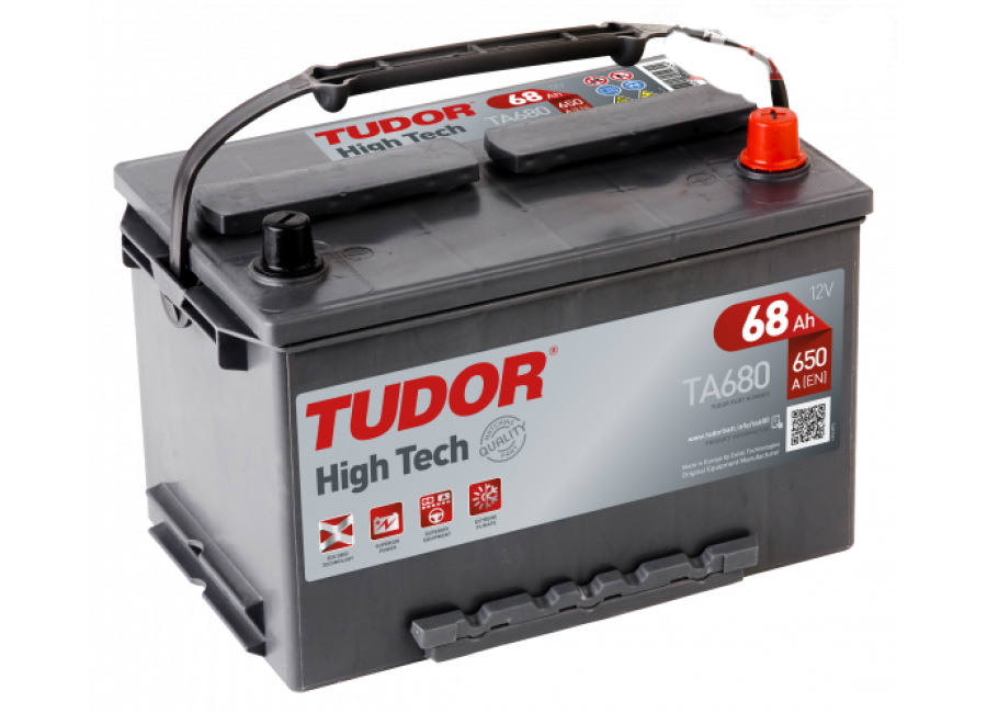 Tudor High Tech TA680 (68 А/ч), 650A R+