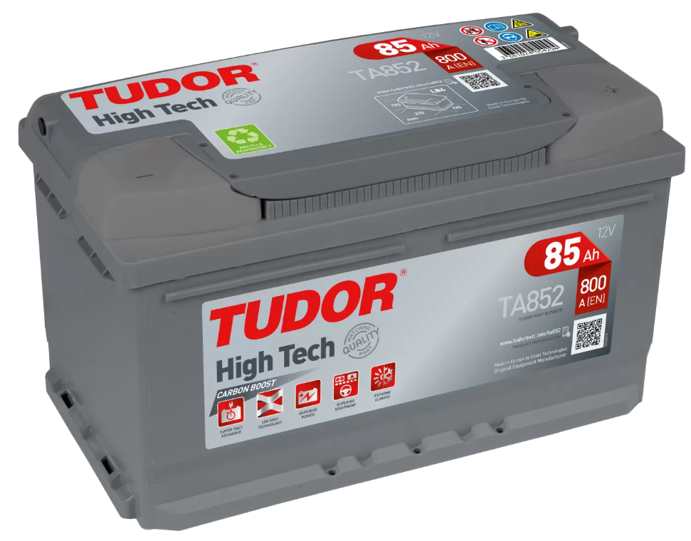 Tudor High Tech TA852 (85 A/h), 800A R+