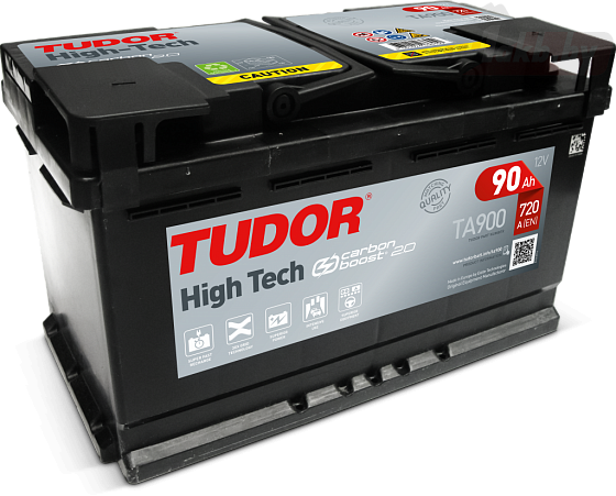 Tudor High Tech TA900 (90 А/ч), 720A R+