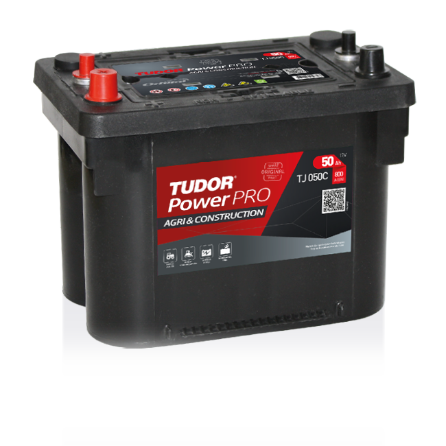 Tudor PowerPro Agri & Construction EJ050C (50 A/h) 800A L+
