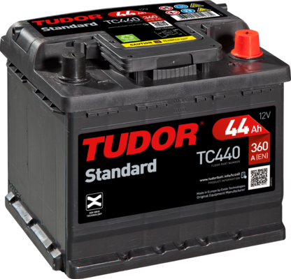 Tudor Standard TC440 (44 A/h) 360A R+