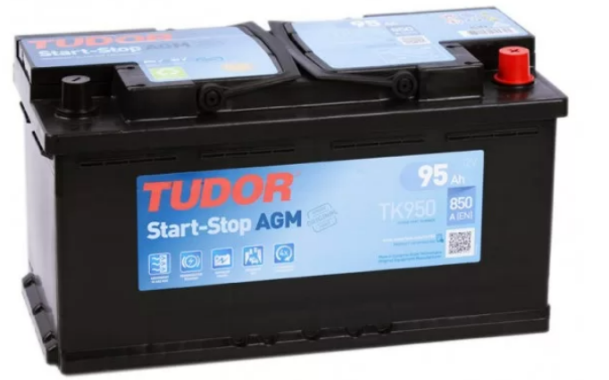 Tudor Start-Stop AGM TK950 (95 A/h), 850A R+