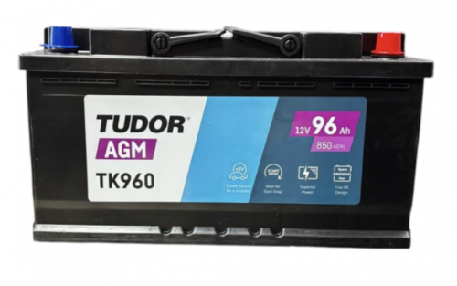 Tudor Start-Stop AGM TK960 (96 A/h), 850A R+