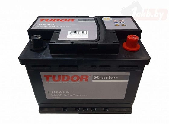 Tudor Standard TC620A (62 A/H), 540A R+