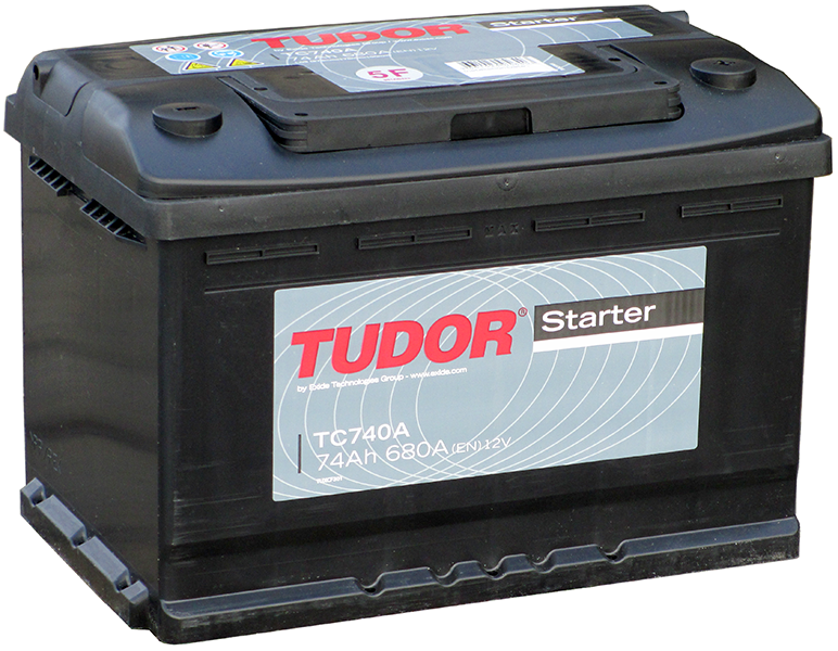 TUDOR STARTER TC740A (74 А/Ч), 680A R+