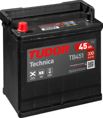 Tudor Technica TB451 (45 A/h) 330A L+