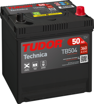 Tudor Technica TB504 (50 A/h) 360A R+